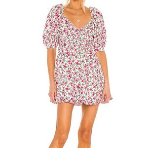 For love and lemons petal mini dress in carnation